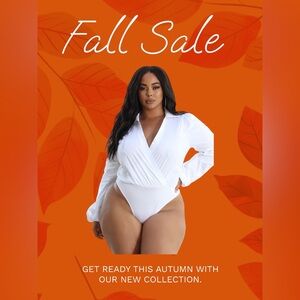 NWT Fashion nova Sexy Tie Back bodysuit  Size 1X